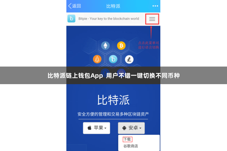 比特派链上钱包App  用户不错一键切换不同币种
